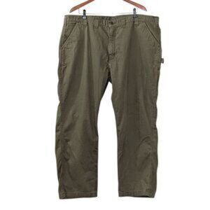 Carhartt Pants Mens 46x30 Relaxed Fit Khaki Carpenter Cargo Workwear B229 Mus